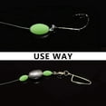 thumbnail image 5 of OROOTL Glow Beads Fishing Saltwater, 100pcs Hard Plastic Luminous Fishing Beads Green Oval Egg Bead Lures Sea Fishing Tool, 5 of 8