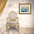 thumbnail image 3 of Pinto, Patricia 24x20 Gold Ornate Wood Framed with Double Matting Museum Art Print Titled - Blue Plants I, 3 of 4