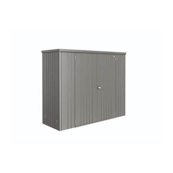 Biohort BIO1130 7.5 x 2.7 x 6 ft. Equipment Locker 230 - Metallic Quartz Gray