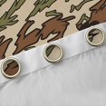 thumbnail image 4 of Homewish Retro Camo Camouflage Blackout Curtains Set of 2 (52x84 Each),Rustic Farmhouse Window Curtains,Green Brown Beige Curtains and Drapes For Teens,Microfiber Bedroom Decor, 4 of 6
