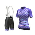 thumbnail image 2 of Women's Pro Series Purple Cycling Short Sleeve Jersey, Bib Shorts, or Kit Bundle, 2 of 15