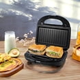 thumbnail image 3 of Sandwichera Prensa eléctrica Panini 750W Máquina de desayuno Electrodomésticos de cocina con revestimiento antiadherente, 3 of 4