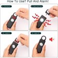 thumbnail image 1 of Sirena de autodefensa con luz LED-alarma de seguridad para mujeres llavero de autodefensa con luz LED Sos ayuda a ancianos y niños llamada de emergencia Feliz Sencillez, 1 of 3