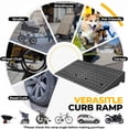 thumbnail image 7 of WLTER Rubber Curb Ramps, 6.3" Lift Height Curbside Driveway Ramp, 4410 LBS/2T Capacity Sidewalk Curb Ramp for Cars Trucks Bikes Motorcycles Wheelchairs, 7 of 7