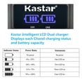 thumbnail image 3 of Kastar 3-Pack NP-F570 Battery and LED2 USB Charger Compatible with Aputure Amaran AL-H198 AL-M9, Atomos Shogun Flame Inferno, Genaray LED-7100T, Savage Luminous Pro, Amaran P60c RGBWW LED Video Light, 3 of 5