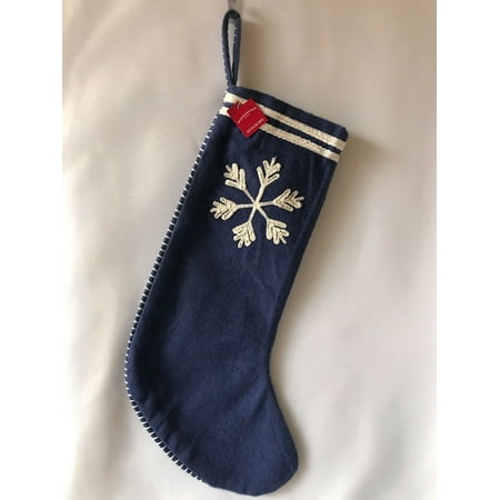 Target After Christmas Sale 70 SNOWFLAKE CHRISTMAS STOCKING BLUE 19