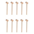 thumbnail image 1 of SHISHIan Clearance Seafood Crab Mallet Multifunctional Natural Hardwood Mallet Cracking Seafood Tool Wood Working Tools 10X Natural Hardwood Mallet Multi-Color, 1 of 2