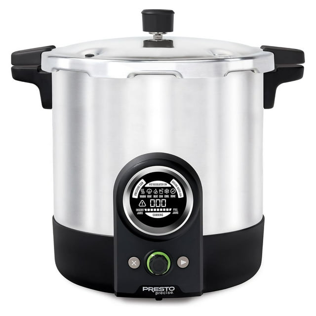 Presto 23 Quart Digital Pressure and Water Boiling Canner, LED Digital Display