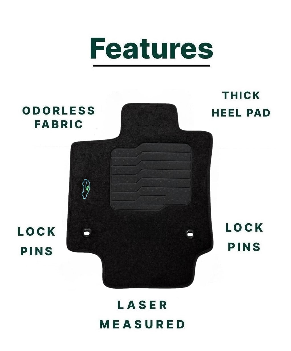 ecoMats Carpet Floor Mats Fit for 2019 to 2025 Toyota Rav4