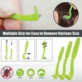 thumbnail image 4 of EXLEAF Tick Remover Tool Kit,Stainless Steel Tick Tweezers + Remover Tick Key,4 Pack Quick&Safe Tick Twister Removal Tools for Dogs Cats Humans, 4 of 8