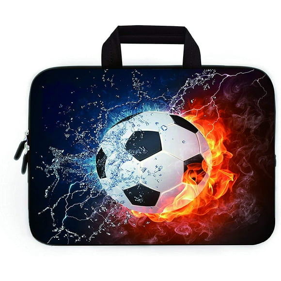shiyou-11" 11.6" 12" 12.1" 12.5" inch Laptop Carrying Bag Chromebook Case Notebook Ultrabook Bag Tablet Cover Neoprene Fit Samsung Google Acer HP DELL Lenovo Asus (11 11.6 12.1 12.2 inch, Football Fi