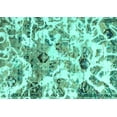 thumbnail image 1 of Ahgly Company Indoor Rectangle Abstract Turquoise Blue Modern Area Rugs, 6' x 9', 1 of 4