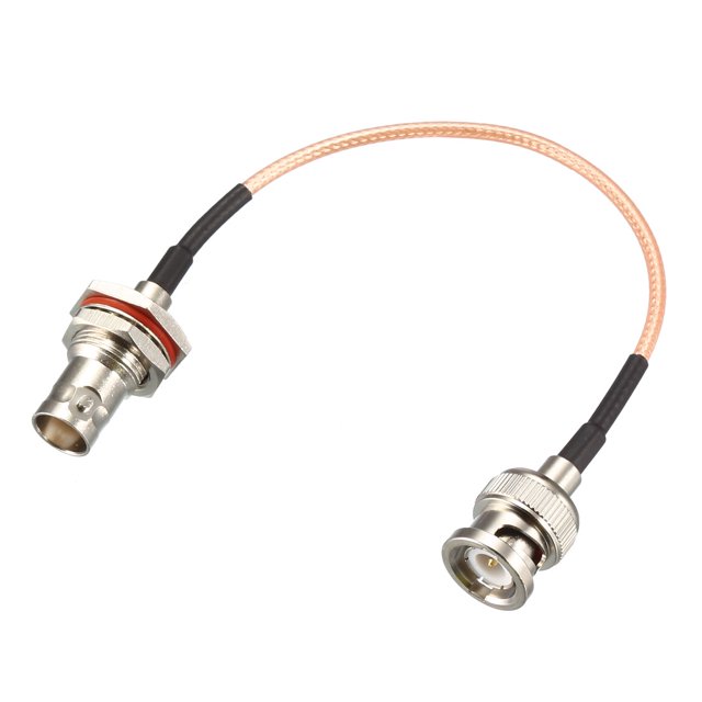 Cable Coaxial RG316 BNC Hembra a BNC Macho 50 Ohm 0.5 pies Unique Bargains