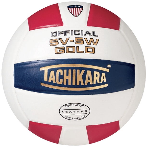 Tachikara 1288436 Sv5W Gold Nfhs Premium Leather Volleyball Walmart
