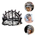 thumbnail image 4 of Wig Caps Mesh Net Wig Caps Weaving Hair Net for Wig Close End Fishnet Wig Cap (Black), 4 of 5