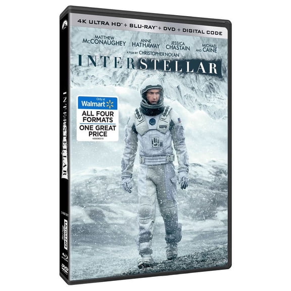 Interstellar (4K Ultra HD   Blu-ray   DVD   Digital Copy) (Walmart Exclusive)