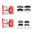 thumbnail image 1 of SIM Front Rear Semi-Metallic Brake Pads Kit for Car 2014-2020 Acura RLX Sport Hybrid SH-AWD KSM-100501, 1 of 8
