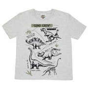 Popgear Girls Dino Crew Dinosaur Heather T-Shirt