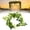 Green, variant on 4 Pcs 6.5Ft/Piece Artificial Flowers Wisteria Garland, Artificial Wisteria Vine, Artificial Wisteria Hanging Flowers for Home, Garden, Outdoor, Ceremony, Wedding Arch, Floral Decor, Purple