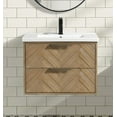 thumbnail image 6 of Carlsbad 30" Floating Bathroom Vanity Weathered Fir, 6 of 9
