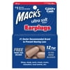 Mack's Ultra Soft Foam Earplugs, 12 Pair - 32dB Highest NRR, Comfortable Ear Plugs for Sleeping, Snoring, Travel, Concerts, Studying, Loud Noise, Work
