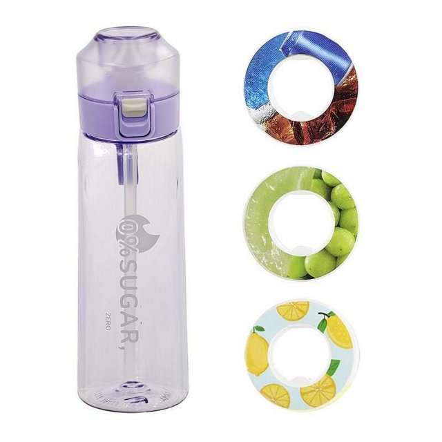 Tasting Fruit Water Bottle 0 Sugar And 0 Calorie Fragrance- Suction Cup Multiple Rings