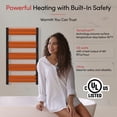 thumbnail image 2 of Heated Towel Warmer for Bathroom - Matte Black Towel Warmer Rack, Wall-Mounted Heated Towel Rack and Dryer with 10 Stainless Steel Bars, Hardwired Electric Bath Towel Heater 120V, Grande, 2 of 15