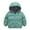 Green, variant on Kids Puffer Down Jackets with Hood for Boys Girls Outerwear 1-6Y