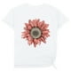 thumbnail image 3 of Puntoco Mujeres Moda Impresión O-Cuello Camiseta Corta Blusa Suelta Top Camisa Puntoco Puntoco-5880, 3 of 4