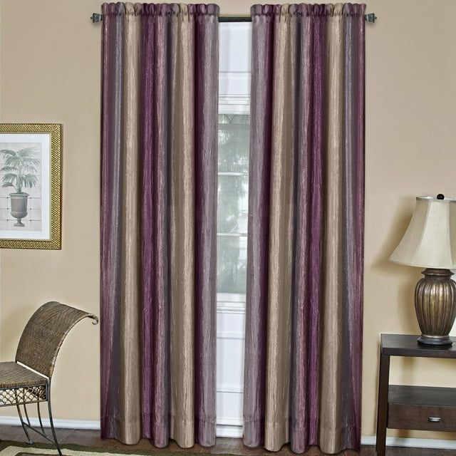 Cortina ACHIM Panel Ombre 127x213 cm Poliéster Berenjena