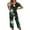 Green, variant on asdoklhq Thanksgiving Pajamas Women Woman Christmas Print Round Neck Button Short Sleeve Top and Elastic Waist Pockets Pant Pajama Sets Green 2X