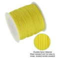 thumbnail image 4 of Unique Bargains 0.8mm x 109 Yard Nylon Satin Cord 0.8mm Beading String Braided Rope, Yellow, 4 of 6