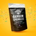 thumbnail image 3 of Keto Sprinkles, Sugar Free Sprinkles, 1g Net Carb, Large Value Size Bag, 6 oz, Non-GMO, Dye Free, Plant-Based, Vegan, Gluten Free, All Natural, No Artificial Coloring(Rainbow, 4 Pack), 3 of 6