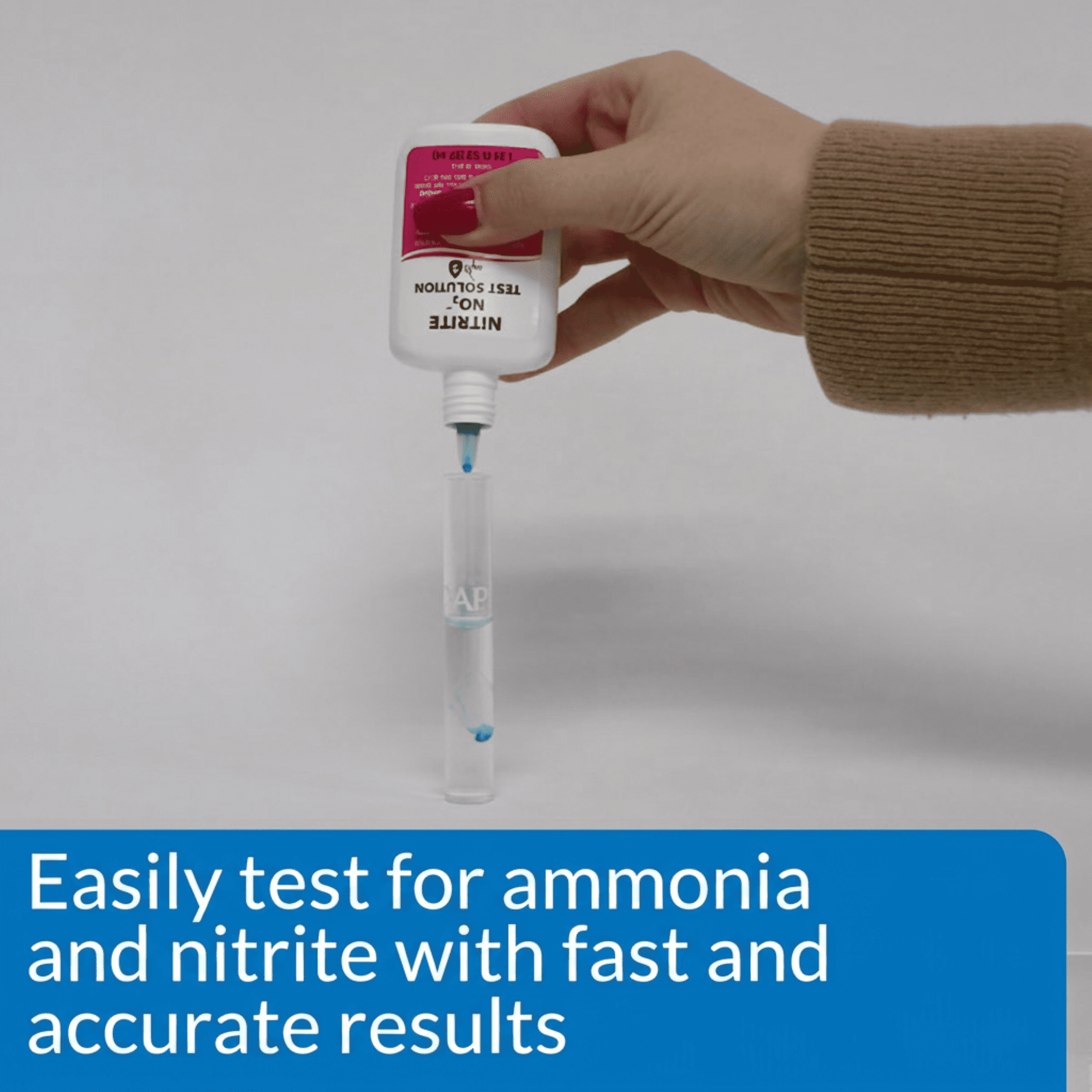 API Aquarium Water Check-Up Test Kit, 300 Tests - Accurately Test for Ammonia & Nitrite in Freshwater & Saltwater Aquariums