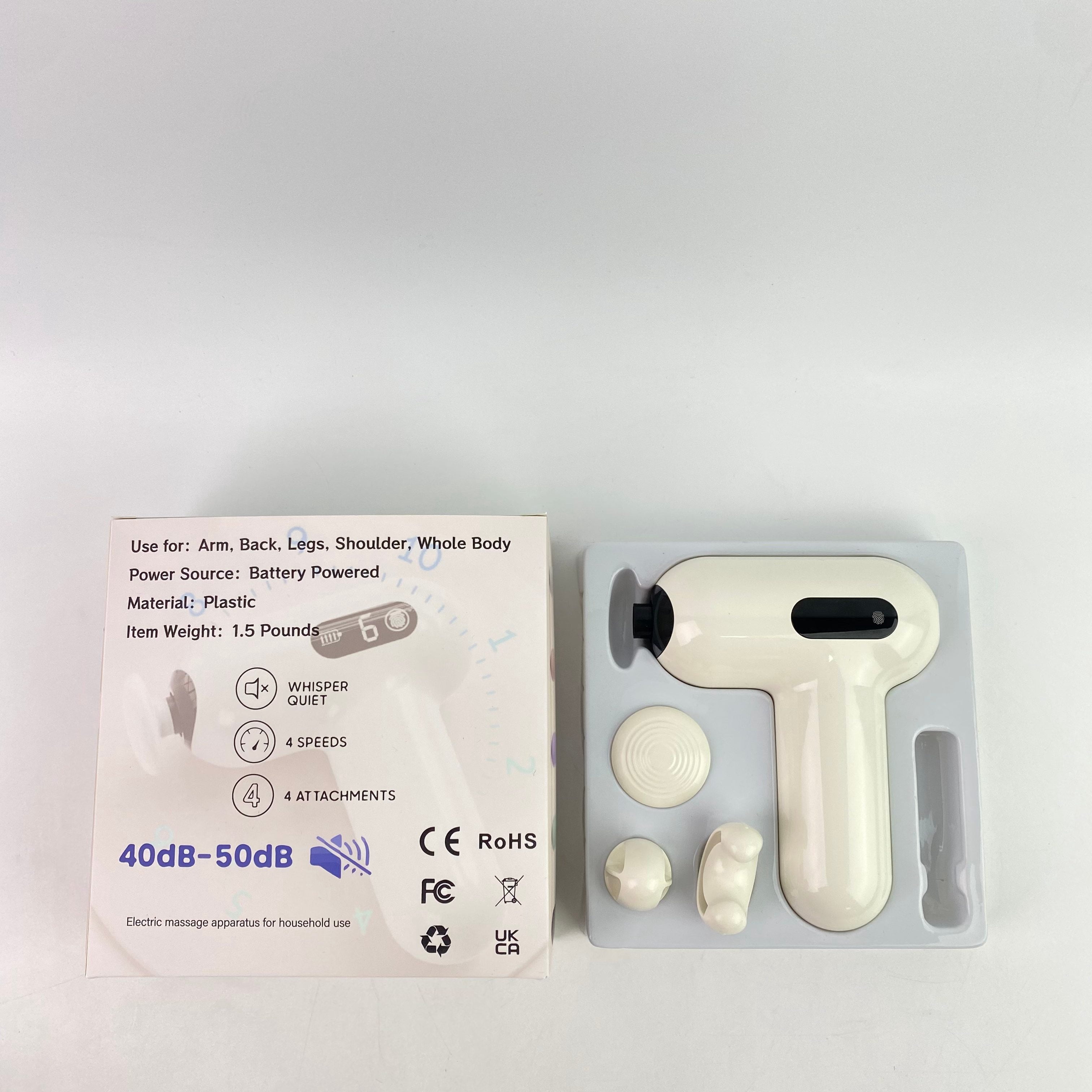 NuraSculpt Electric massage apparatus for household use,Massage Gun, Pocket-Sized Deep Tissue Massager Gun, Portable Percussion Muscle Massager Gun, Ultra Small & Quiet Muscle Massage Gun