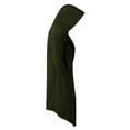 thumbnail image 6 of Fgnfyis Men's Jacket Dark Style Long Cardigan Cloak Coat Hooded Sweater Men's Sweatshirts Green XXL, 6 of 9