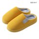 thumbnail image 3 of Qarigey Zapatilla de algodón para mujer y hombre, zapatos coloridos para interiores, parte inferior gruesa, accesorios de ropa, artículos Calzado Amarillo 40-41, 3 of 6