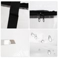 thumbnail image 3 of Unique Bargains 1 Pc Size S Storage Bag Storage Bins 27.01"x11.42"x14.96" Clear PP, 3 of 5