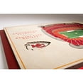 thumbnail image 4 of Kansas City Chiefs 17'' x 13'' 5-Layer StadiumViews 3D Wall Art, 4 of 5