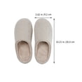 thumbnail image 4 of unbranded 1Par Pantuflas Cálidas Unisex Beige Con Material Antideslizante Para Casa, 4 of 5