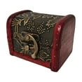 thumbnail image 3 of Yakimoto Vintage Wooden Jewelry Storage Box and Keepsake Chest, 2 Piece Set, 3 of 9