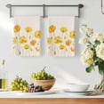 thumbnail image 3 of Yellow Flowers Kitchen Towels Set of 4, Farmhouse Botanical Watercolor Floral Absorbent Dish Towels for Kitchen, Microfiber Hand Towel, Quick Drying Tea Towel for Cleaning Decorative Dishcloths, 3 of 7