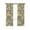 Yellow, variant on Green Floral Blackout Curtains, Light Blocking Print Window Curtains, Farmhouse Garden Flowers Botanical Thermal Insulated Window Drapes for Living Room Kitchen Cafe 2 Panels, 104"W x 72"L