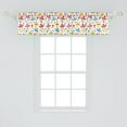 thumbnail image 2 of Ambesonne Fiesta Window Valance, Sombrero and Maracas, 42" x 12", Multicolor, 2 of 3