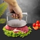 thumbnail image 3 of 4X Prensa para Hamburguesas, Prensa Redonda para Hamburguesas, Kit de Accesorios de Plancha para Parrilla, MáQuina para Hacer Hamburguesas y Exprimidor de Grasa, 3 of 5