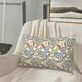 thumbnail image 5 of Daiia Paisley Floral 5 Bedding Waterproof Pillow Protector Zippered Queen – Bed Bug Proof Pillow Encasement-20"x30", 5 of 6