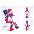 thumbnail image 2 of 4Th of July Gnomes Djunllk Independence Day Dwarf Doll with Plush Beard Long Legs, Patriotic Flag Print 4Th of July Decor for Home Office, Memorial Day Gift, 2 of 2