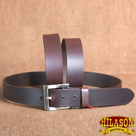 Leather Jean Casual Belt - 32 CASUAL JEANS DRESS BELT VINTAGE WESTERN GENUINE LEATHER MAHOGANY ME