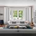 thumbnail image 5 of UTOPIA ALLEY Wall Mounted 3/4 Inch Curtain Rod - Curtain Rods For Windows 86 to 120 Inch, Adjustable Drapery Rods, Nickel Curtain Rods, Bedroom Curtain Rods, Tapestry Poles (Nickel, 86"-120"), 5 of 8