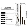 thumbnail image 4 of Waterproof Eyebrow Pencil, Smudge Proof Eyebrow Pencil, Long Lasting Waterproof Sweat Resistant Eyebrow Makeup Pencil, Fine Tip Precision Shaping, Easy Application, Portable Design, 4 of 9
